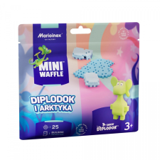 Mini Waffle diplodok és Arktisz játék szett barkácsolás, építés