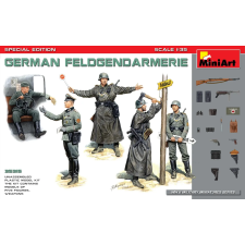 MiniArt 1/35 Feldgendarmerie német katonai rendőrség figura szett kiegészítő makett