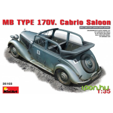 MiniArt 1/35 MB Typ 170V Cabrio Saloon katonai jármű modell katonásdi