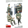 MiniArt 1/35 Német katona tisztek és sofőrök modell kiegészítő