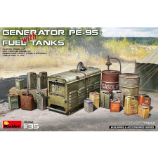 MiniArt 1/35 PE-95 generátor modell üzemanyag tartályokkal makett