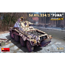 MiniArt 1/35 Sd.Kfz. 234/2 PUMA páncélautó modell makett