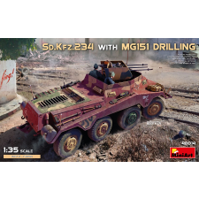 MiniArt 1/35 Sd.Kfz.234 páncélautó modell MG151 gépágyúval makett