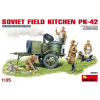MiniArt 1/35 Soviet Field Kitchen KP-42 katonai jármű modell