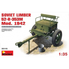 MiniArt 1/35 Soviet Limber 52-R-353M Mod.1942 katonai jármű modell katonásdi