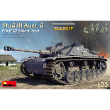 MiniArt 1/35 StuG III Ausf. G Feb 1943 Alkett Prod katonai jármű modell makett