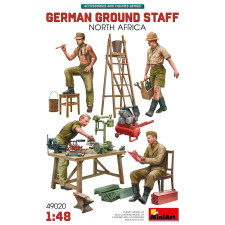 MiniArt 1/48 Német katonai terep személyzet figura modell kiegészítő makett