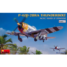 MiniArt 1/48 P-47D-28RA Thunderbolt vadászgép modell makett