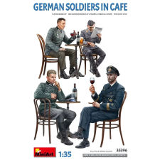  MiniArt German Soldiers in Cafe 1:35 (35396) makett
