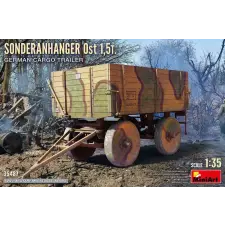  MiniArt Sonderanhanger Ost 1,5t. German Cargo Trailer 1:35 (35487) makett