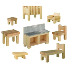  Miniatűr Bútor Építő Készlet játékbaba felszerelés