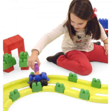 Miniland Nagy építőelemek - Saját készlet 2 autópálya és játékautó
