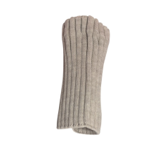 MiniM Gyerek kötött csősál - Bézs babasapka, sál