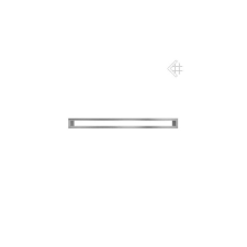  Minimal inox kandalló szellőzőrács 6x80 /hátfal nélkül/ hűtés, fűtés szerelvény