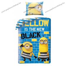  Minions ágyneműhuzat, Black (100% pamut) lakástextília