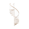 MINKA csigalépcső Spiral Wood bükk fehér 120 cm