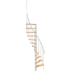 MINKA csigalépcső Suono Smart bükk fehér 140x78 cm szintmagasság 305,5 cm