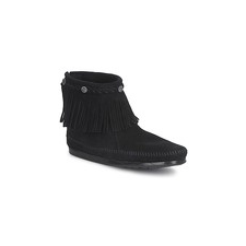 Minnetonka Csizmák HI TOP BACK ZIP BOOT Fekete 41 női csizma, bakancs