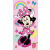Minnie Disney Minnie Rainbow fürdőlepedő, strand törölköző 70x140cm