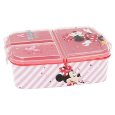 Minnie több rekeszes uzsonnás doboz - Stripes babaétkészlet