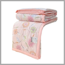 Mintás nyári takaró – Rózsaszín virágmintás, 200x230 cm (T) LC1219602-h lakástextília