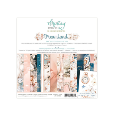 Mintay Papers Dreamland Scrapbook papírkészlet Paper Pad 6&quot; (15 cm) 24 lap decoupage papír