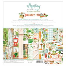 Mintay Papers Papírkészlet 12x12, / Mintay Country Fair (12 lap) decoupage papír