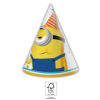 Minyonok Minions 2 The Rise of Gru, Minyonok Party parti kalap, csákó 6 db-os FSC