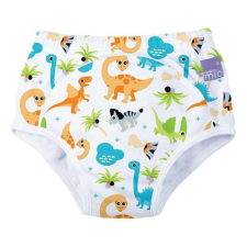 Mio bambino BambinoMio Leszoktató nadrág - Dínó #fehér mosható pelenka