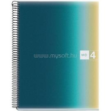 MIQUELRIUS Aurora Iceland A4 4x30 lap PP kockás spirálfüzet (A15294A187) füzet