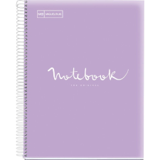 MIQUELRIUS Emotions 5x24 lapos A4 vonalas spirálfüzet - Levendula (A152381725) füzet