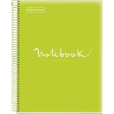 MIQUELRIUS Emotions A4 PP 5x24 lapos lime vonalas spirálfüzet füzet