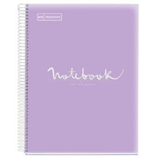 MIQUELRIUS Emotions A5 PP 120 lapos levendula kockás spirálfüzet (A152295627) füzet