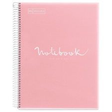 Miquelrius Emotions A5 PP 120 lapos pink vonalas spirálfüzet füzet