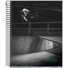 MIQUELRIUS Skate Park A5 4x35 lap kockás spirálfüzet füzet