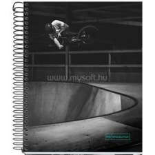 MIQUELRIUS Skate Park A5 4x35 lap kockás spirálfüzet (A15296RP27) füzet
