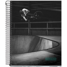 MIQUELRIUS Skate Park A5 4x35 lap vonalas spirálfüzet (A15296RP21) füzet
