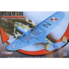 Mirage Hobby PZL 37B repülőgép műanyag modell (1:48) makett