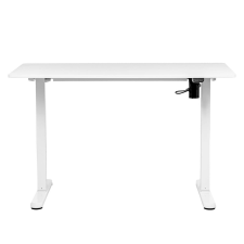 Mirpol Íróasztal magasságállítással, 120x60 cm fehér íróasztal