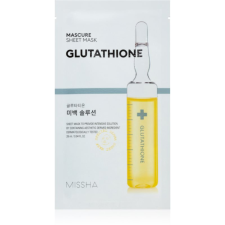 Missha Mascure Glutathione fehérítő gézmaszk 28 ml arcpakolás, arcmaszk