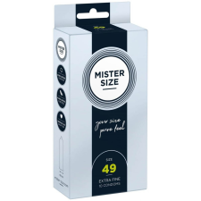 Mister Size 49 mm Condoms 10 pieces síkosító