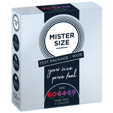 Mister Size - 60-64-69 (3 óvszer) síkosító