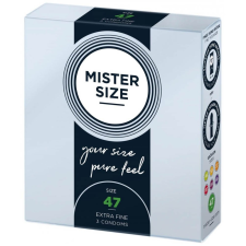 Mister Size Mister.Size - 47 mm Condoms 3 Pieces síkosító