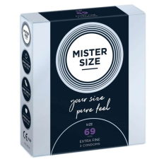Mister Size MISTER SIZE 69 mm Condoms 3 db óvszer