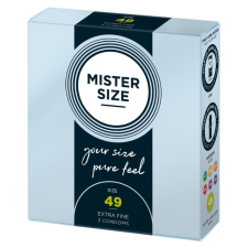 Mister Size Mister Size vékony óvszer - 49mm (3db) óvszer