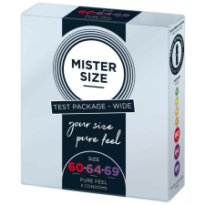 Mister Size Óvszer készlet 3 méretben Mister size 60-64-69 (3 condoms) óvszer