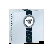 Mister Size vékony óvszer - 47 mm  Kiszerelés: 36 db (04136580000) óvszer