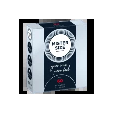 Mister Size vékony óvszer - 60 mm  Kiszerelés: 3 db óvszer