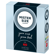 Mister Size vékony óvszer - 60mm (3db) óvszer