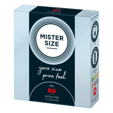Mister Size vékony óvszer - 60mm (3db) óvszer